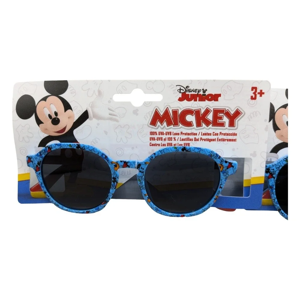 Disney Junior Mickey Mouse Sunglasses 2 Pack Blue Frames Ages 3+ New